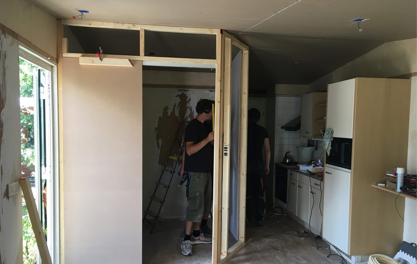 het bouwen van een extra slaapkamer in een vakantiehuisje het bouwen van een extra slaapkamer in een vakantiehuisje