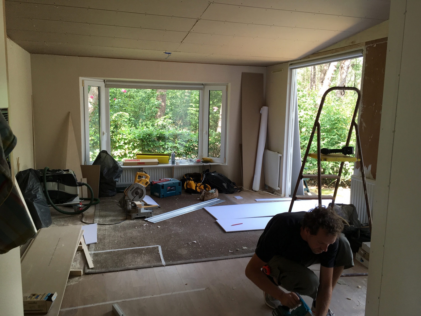 het bouwen van een extra slaapkamer in een vakantiehuisje het bouwen van een extra slaapkamer in een vakantiehuisje