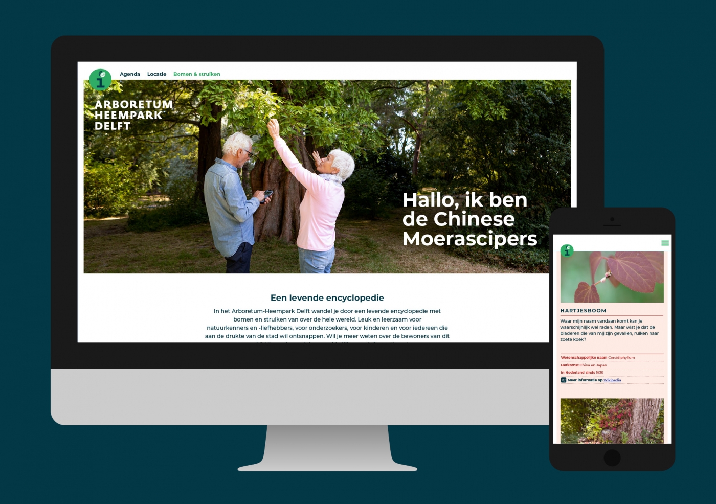 Responsive design van de website voor het Arboretum-Heempark Delft Responsive design van de website voor het Arboretum-Heempark Delft